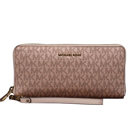 michael kors pink wallet|michael kors soft pink wallet.